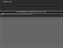 Tablet Screenshot of inkist.com